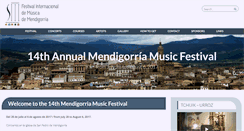 Desktop Screenshot of festivalmendigorria.com